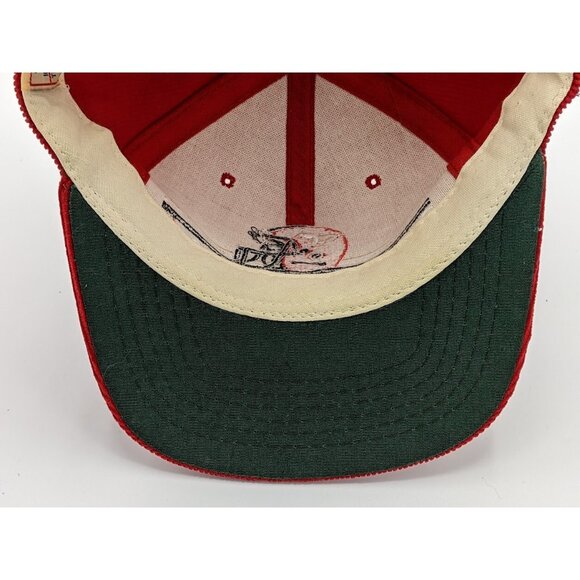 Vintage Calgary Stampeders CFL Hat Snapback 80s Corduroy Script Cap Ted Fletcher - Picture 6 of 8